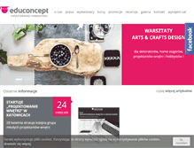 Tablet Screenshot of educoncept.pl